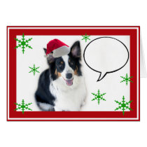 Aussie Santa Blank Card cards
