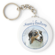 Aussie Seasons Greetings Keychain
