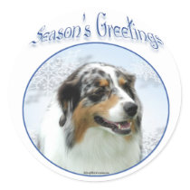 Aussie Seasons Greetings Stickers