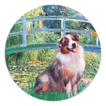Aussie Shep 1 - Bridge Round Sticker