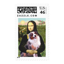 Aussie Shep 1 - Mona Lisa Postage Stamp