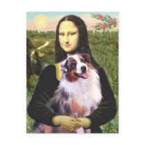 Aussie Shep 1 - Mona Lisa Postcard