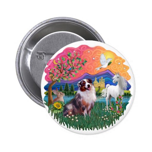 Aussie Shepherd (merle) Pin