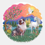 Aussie Shepherd (merle) Sticker