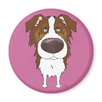 Aussies - Big Nose and Butt Fridge Magnet