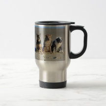 Aussies on beach mug