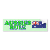 Aussies Rule bumper stickers by sundog_279 Aussies Rule bumper stickers