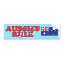 Aussies Rule bumper stickers by sundog_279 Aussies Rule bumper stickers
