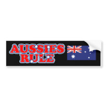 Aussies Rule bumper stickers by sundog_279 Aussies Rule bumper stickers