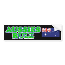 Aussies Rule bumper stickers by sundog_279 Aussies Rule bumper stickers