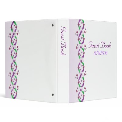 Austen Guest Book Binder by RankinOriginals