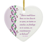 Austen Quote Ornament