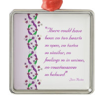 Austen Quote Ornament ornaments