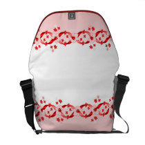 Austen Reds Ribbons & Flowers Rickshaw Mess rickshaw messenger bags