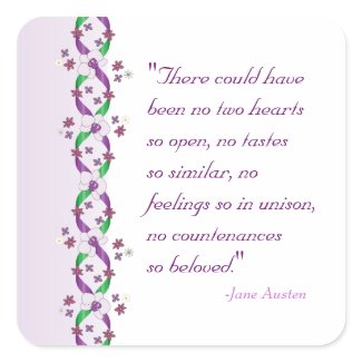 Austen Wedding sticker