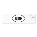 AUSTIN BUMPER STICKER