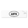 AUSTIN BUMPER STICKER