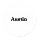 Austin Classic t shirts Sticker