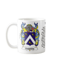 Austin Family Coat of Arms Mug