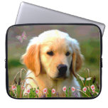 Austin Golden Labrador Puppy Laptop Computer Sleeve