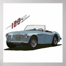 Austin Healey 100 Posters