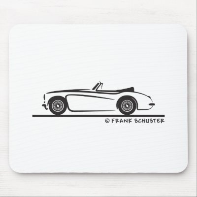 Austin Healey  3000 MK II Mouse Pads by frankschuster