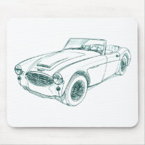 Austin Healey 3000 mousepads