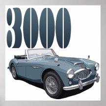 Austin Healey 3000 Posters