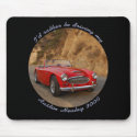 Austin Healey Red Sportscar Mousepad by studiosinaloa Austin Healey Red Sportscar Mousepad