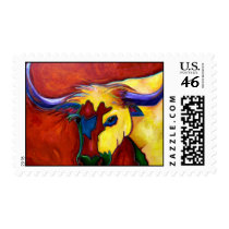 Austin longhorn stamp