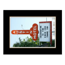 Austin Motel- postcard