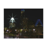 Austin Night Skyline Postcard