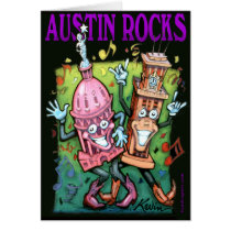 Austin Rocks Greeting Card