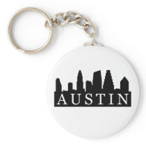Austin Skyline Keychains