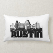 Austin Skyline Pillow