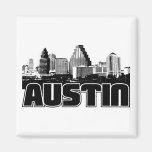 Austin Skyline Refrigerator Magnets