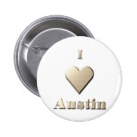 Austin -- Steel Tan Pinback Buttons