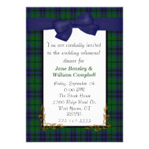 Austin Tartan Plaid Invitation