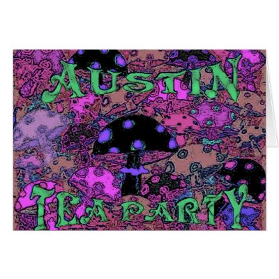 Austin Tea Party Card by hadleymonster
