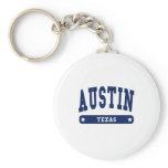 Austin Texas College Style t shirts Key Chain