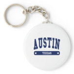 Austin Texas College Style t shirts Key Chain