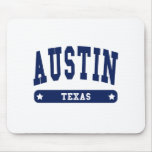 Austin Texas College Style t shirts Mouse Pad