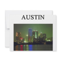 AUSTIN texas Custom Invitation