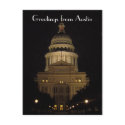 austin - texas state capitol building postcards