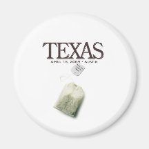 Austin Texas Tea Party Magnet