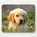 Austin The Golden Labrador Mouse Mats