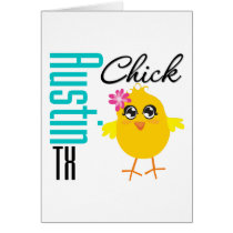 Austin TX  Chick -1 Greeting Card
