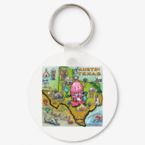 Austin TX keychains