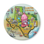 Austin TX Refrigerator Magnets