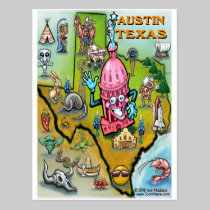 Austin TX postcards